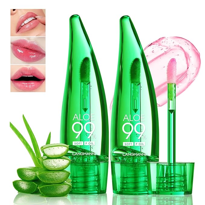 Gloss de buze cu Aloe Vera, cu schimbare magica de culoare – hidrateaza intens, echilibreaza pH-ul buzelor, ofera o nuanta naturala si stralucitoare, este long-lasting si mentine buzele catifelate intreaga zi