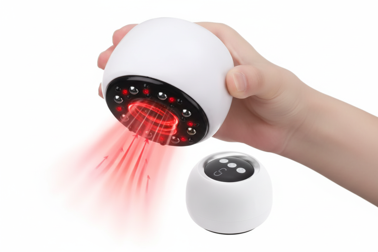 Dispozitiv electric pentru masaj cu ventuze – Cupping, Gua Sha & Compresă caldă